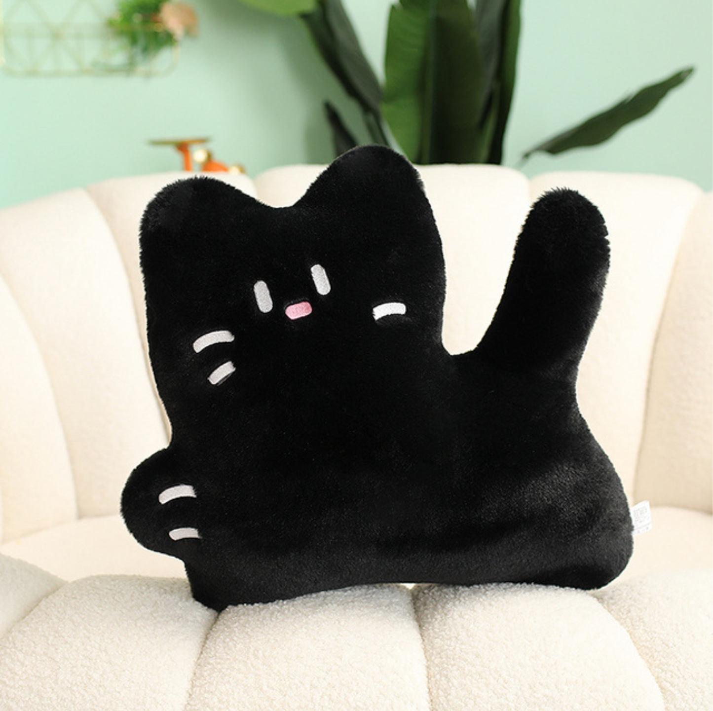 Jouet en peluche oreiller chat de dessin animé